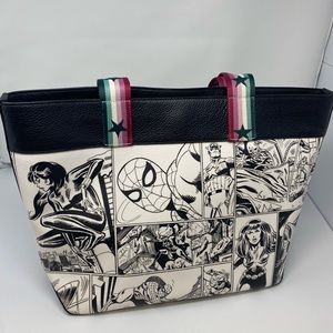 Coach Marvel Jes Tote With Comic Book Print *RARE*
